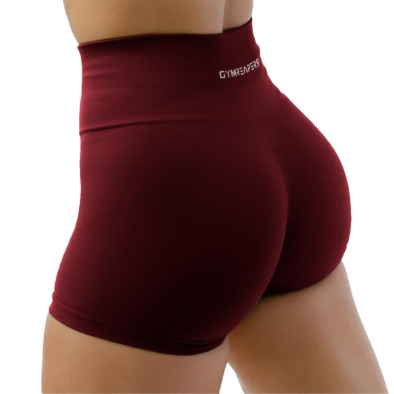 Gymreapers Halo Athletic Compression Shorts for Women - Seamless Knit Interlock Fabric for Breathability and Flexibility