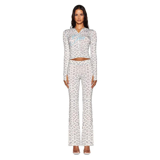 BLARE TRACKPANT - SNOW LEOPARD : WINTER WILD CARD