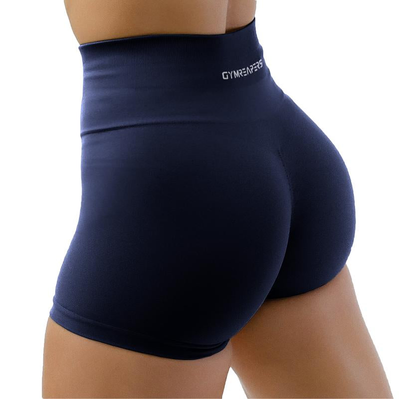 Gymreapers Halo Athletic Compression Shorts for Women - Seamless Knit Interlock Fabric for Breathability and Flexibility