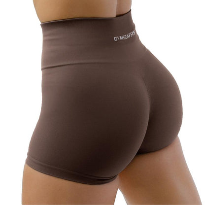 Gymreapers Halo Athletic Compression Shorts for Women - Seamless Knit Interlock Fabric for Breathability and Flexibility