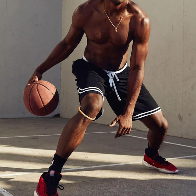 Fine Patella Tendon Knee Strap for Knee Pain Relief, Basketball Patella Tendon Knee Brace, Silicone Band Knee Brace Protection for Working Out