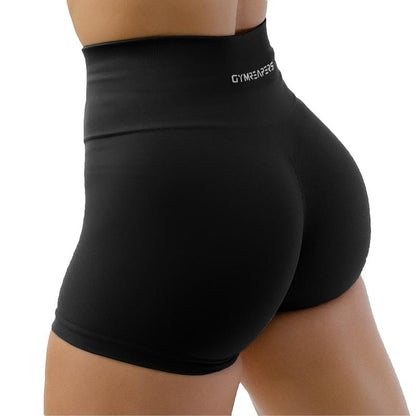 Gymreapers Halo Athletic Compression Shorts for Women - Seamless Knit Interlock Fabric for Breathability and Flexibility