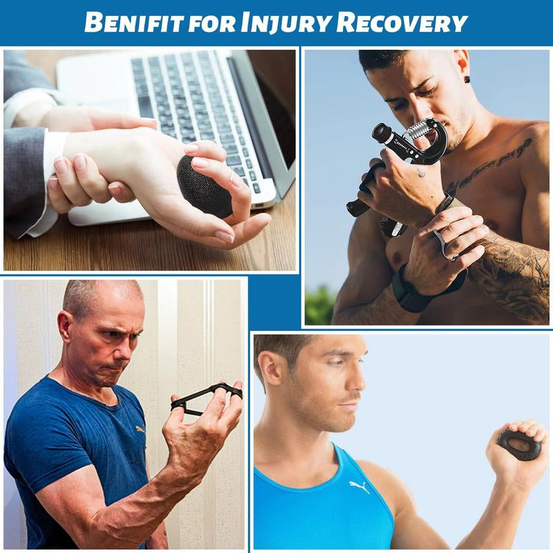 Grip Strengthener Forearm Strengthener Hand Grips Strengthener Kit - 5 Pack Adjustable Resistance